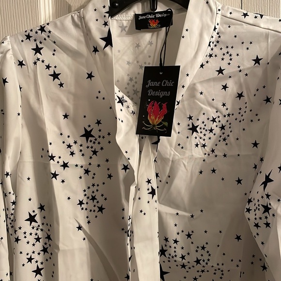 Jane Chic Designs Starry Night Blouse - Picture 9 of 10